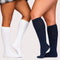 Medical-Grade Compression Socks - White